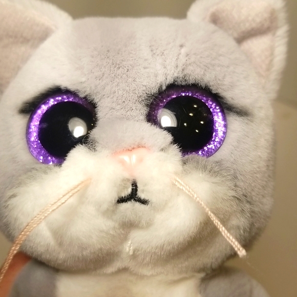 Ty Beanie Bellies Collection Morgan Grey Kitty 2022 - Picture 5 of 10